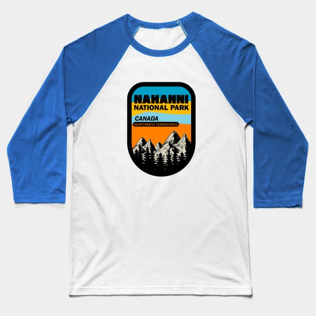 Nahanni National Park Baseball T-Shirt by Alexander Luminova